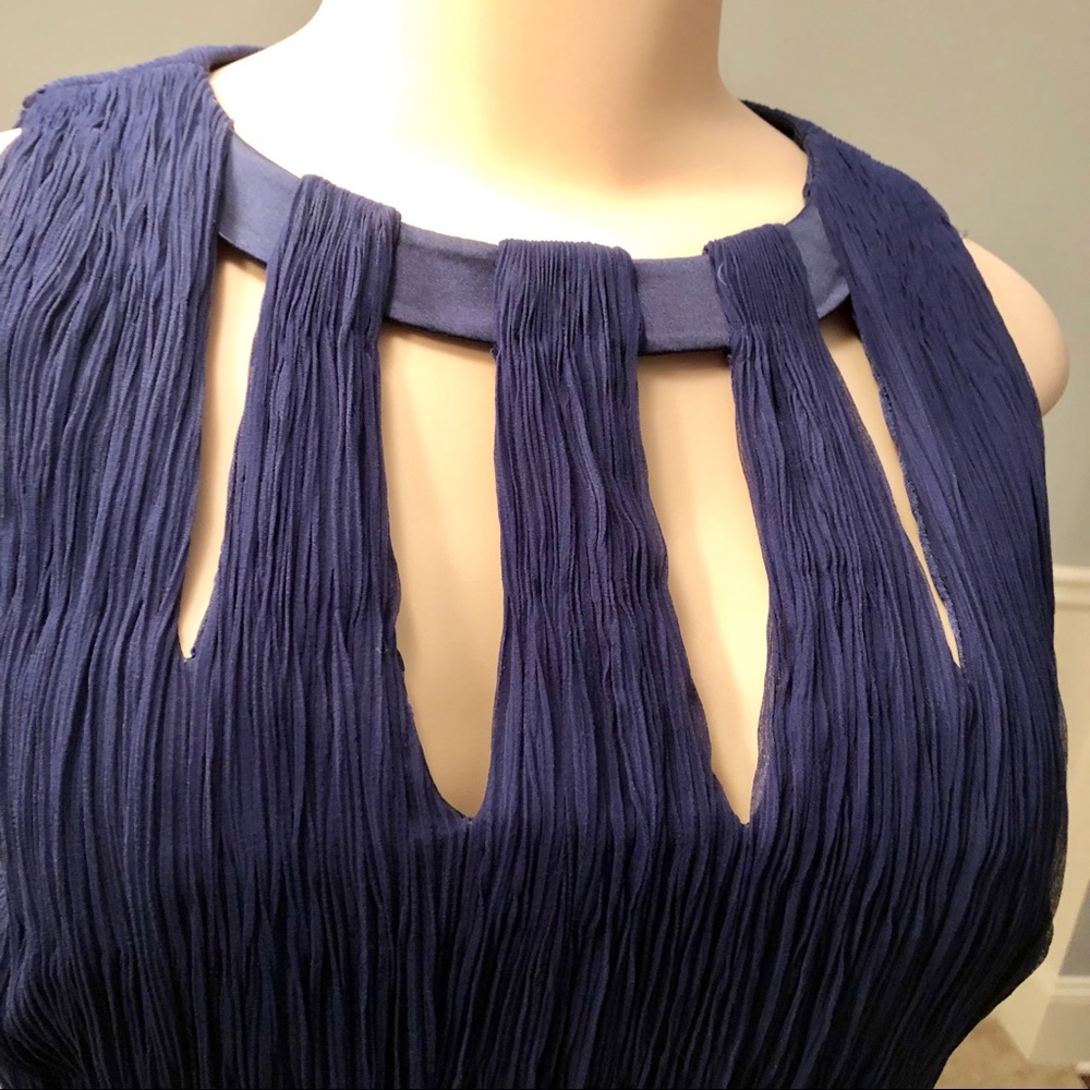 Elie Tahari Navy Blue Short Florence Dress NWT - Picture 4 of 8